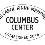 Sign for Carol Kinne Memorial - Columbus Center